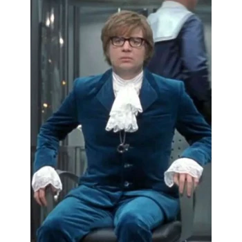 Austin Powers blue suit Halloween outfit Austin Powers blue suit Halloween outfit