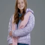 Ava Weiss The Most Colorful Time of the Year Purple Puffer Jacket