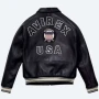Avirex USA Black Leather Jacket