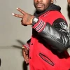 Bankroll Fresh Street Money red and black Varsity Jacket
