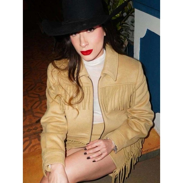 Bárbara Fortunato Guedes Captiva Farm Olímpia Fringe Jacket