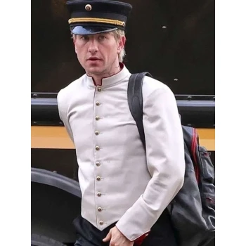 Barry Keoghan Crime 101 White Jacket