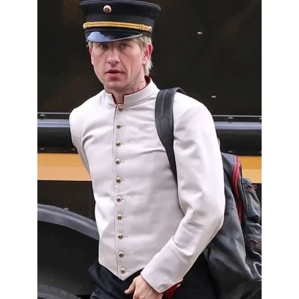 Barry Keoghan Crime 101 White Jacket