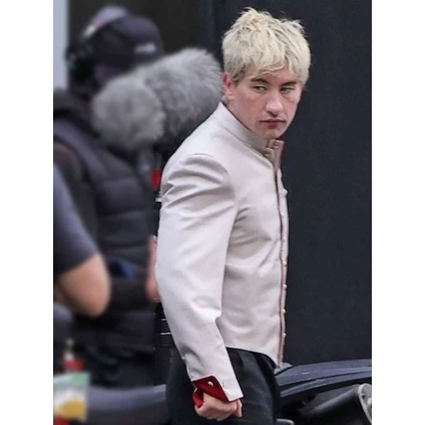 Barry Keoghan Crime 101 White Jacket