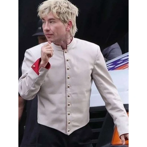 Barry Keoghan Crime 101 White Jacket