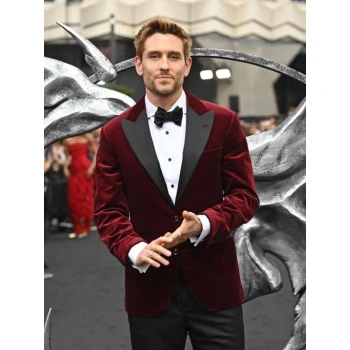 Bart Edwards Red Velvet Blazer – The Witcher Bart Edwards Red Velvet Blazer – The Witcher