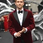 Bart Edwards The Witcher Red Velvet Blazer