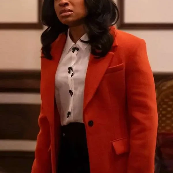 Beauty in Black S02 Taylor Polidore Williams Orange Coat Beauty in Black S02 Taylor Polidore Williams Orange Coat