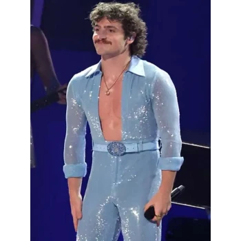 Benson Boone Blue Jumpsuit Benson Boone Blue Jumpsuit
