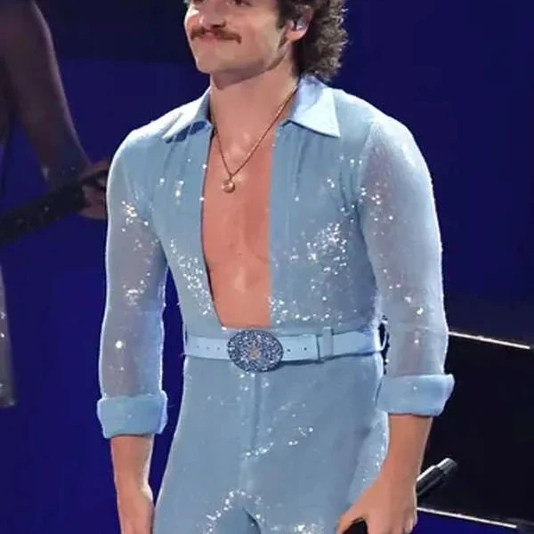 Benson Boone Blue Jumpsuit Benson Boone Blue Jumpsuit