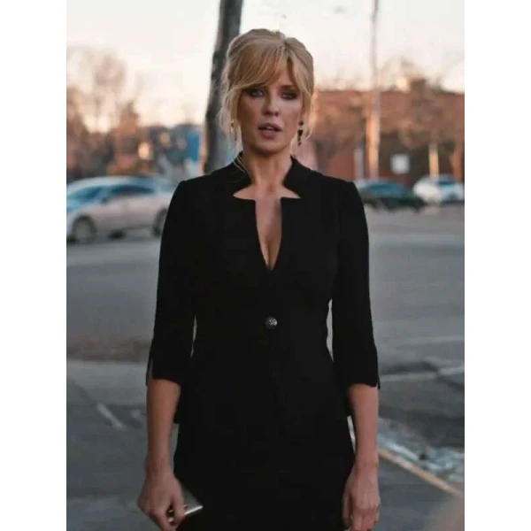 Beth Dutton Black Wool Jacket Beth Dutton Black Wool Jacket