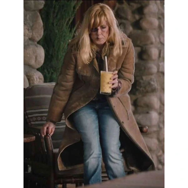 Beth Dutton Brown Suede Leather Coat Beth Dutton Brown Suede Leather Coat