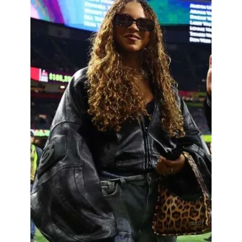 Beyonce Super Bowl 2025 Leather Jacket Beyonce Super Bowl 2025 Leather Jacket