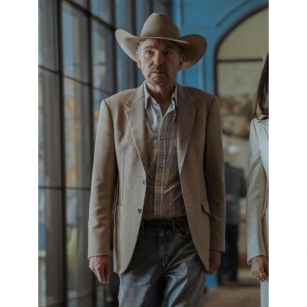 Billy Bob Thornton Landman Beige Blazer
