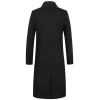 Black Long Trench Coat For Men