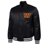 Black Washington Commanders Starter Jacket