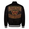 Black Washington Commanders Starter Jacket