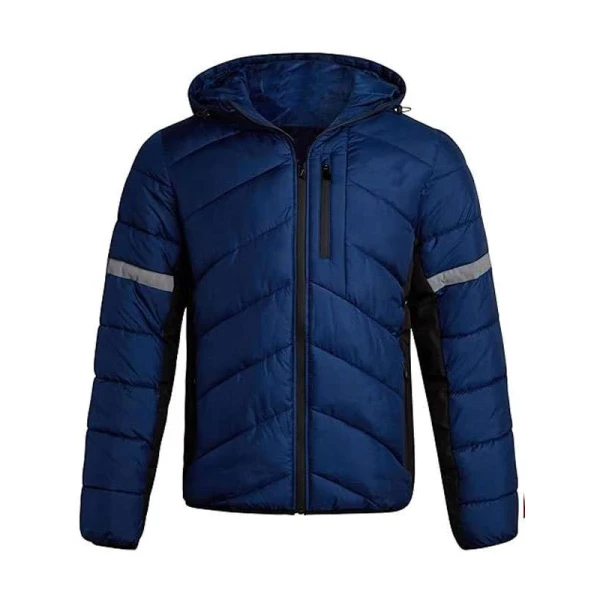 Blue Lightweight Bubble Jacket for Men