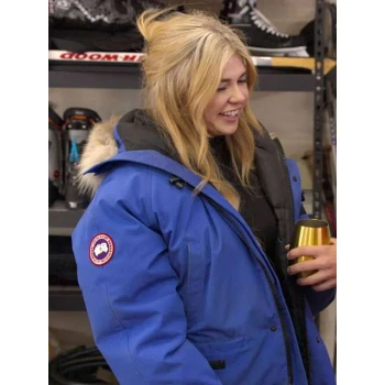 Blue Parka Jacket for Women - Annie Lancaster Love is Blind S09 Blue Parka Jacket for Women - Annie Lancaster Love is Blind S09