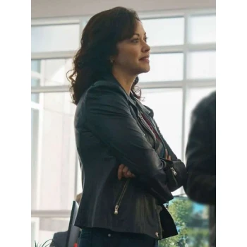 Boston Blue Maria Baez Black Leather Jacket