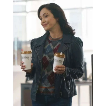 Boston Blue Maria Baez Black Leather Jacket