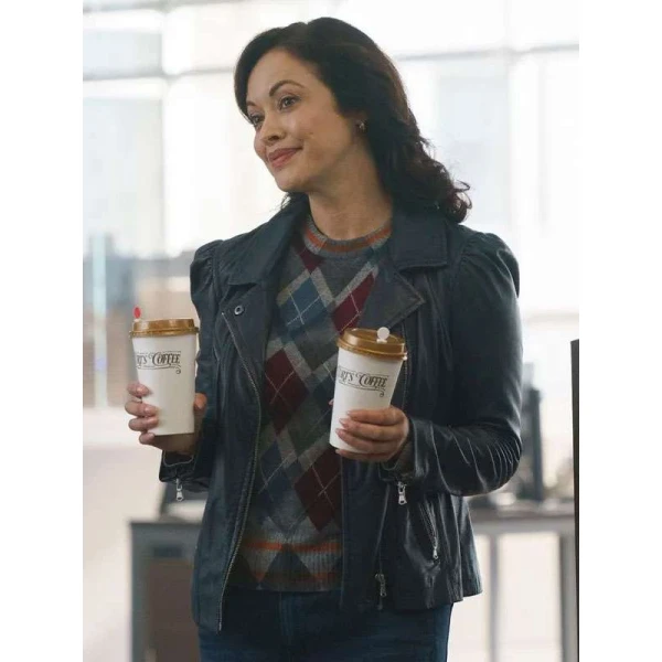 Boston Blue Maria Baez Black Leather Jacket