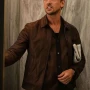 Boyd Holbrook The Morning Show Brown Leather Jacket