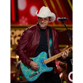 Brad Paisley A Grand Ole Opry Christmas Leather Jacket