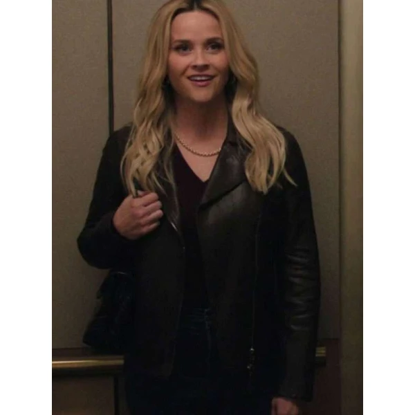 Bradley Jackson The Morning Show Black Leather Jacket Bradley Jackson The Morning Show Black Leather Jacket