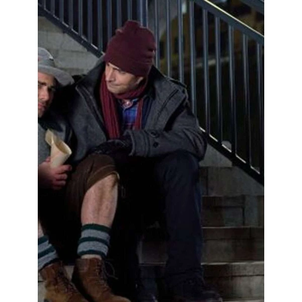 Brandon Routh A Keller Christmas Vacation Wool Coat