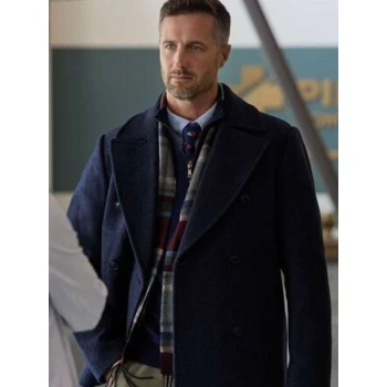 Brendan Penny The More the Merrier Blue Peacoat