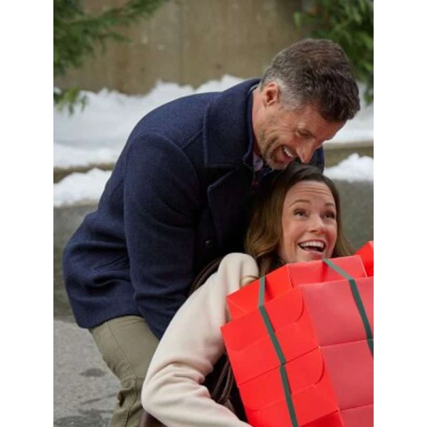 Brendan Penny The More the Merrier Blue Peacoat