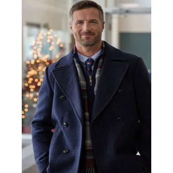 Brendan Penny The More the Merrier Blue Peacoat