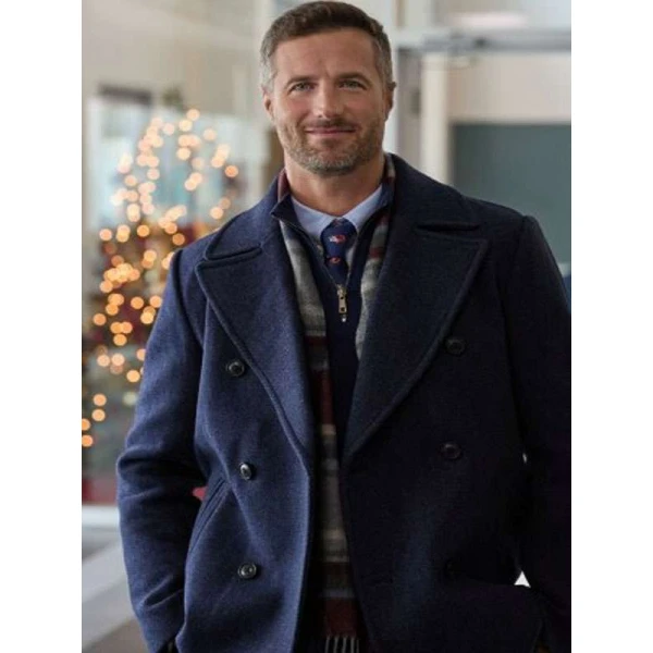 Brendan Penny The More the Merrier Blue Peacoat