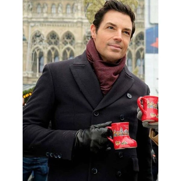 Brennan Elliott Christmas in Vienna Black Coat