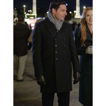 Brennan Elliott Christmas in Vienna Black Coat
