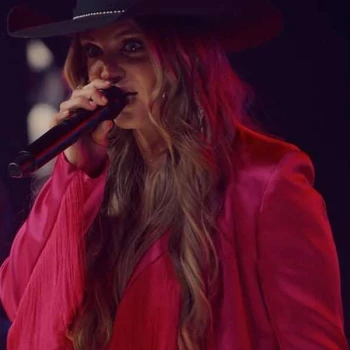 Britnee Kellogg The Road 2025 Pink Fringe Blazer