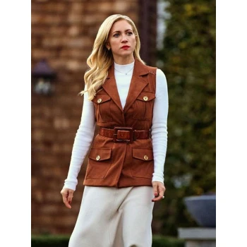 Brittany Snow The Beast in Me Brown Vest