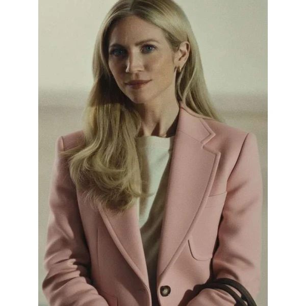 Brittany Snow The Beast in Me Pink Blazer