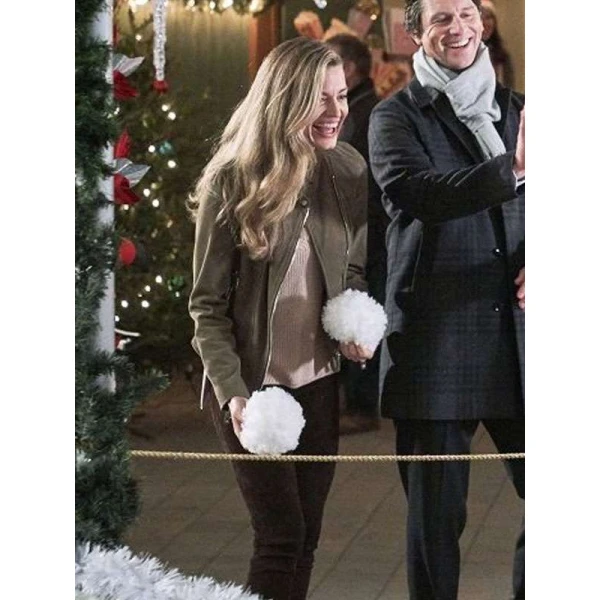 Brooke D Orsay Nostalgic Christmas Suede Leather Jacket