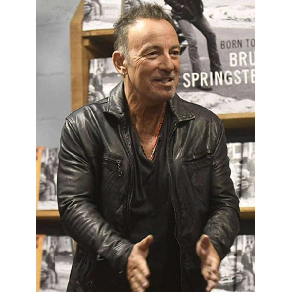 Bruce Springsteen Book Tour Leather Jacket