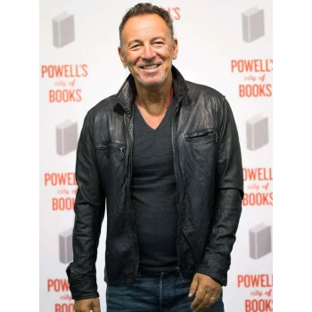 Bruce Springsteen Book Tour Leather Jacket