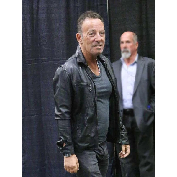 Bruce Springsteen Book Tour Leather Jacket