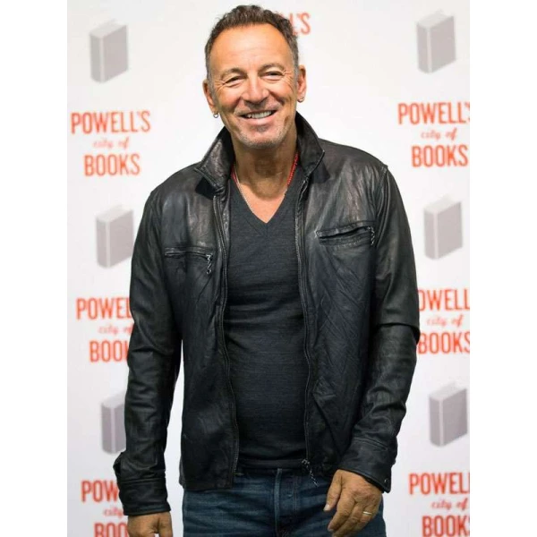 Bruce Springsteen Book Tour Leather Jacket