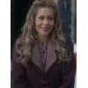 Candace Cameron Bure Timeless Tidings of Joy Purple Coat