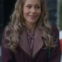 Candace Cameron Bure Timeless Tidings of Joy Purple Coat