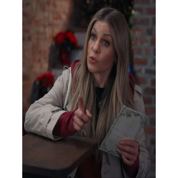 Candace Cameron Bure Timeless Tidings of Joy Trench Coat