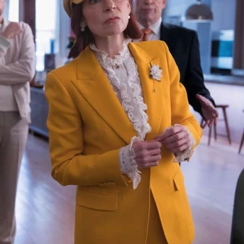 Carrie Preston Elsbeth S03 Yellow Blazer