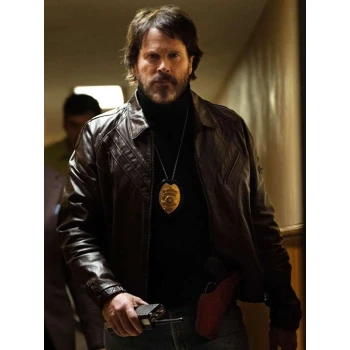 Cary Elwes Dead Man’s Wire Brown Leather Jacket