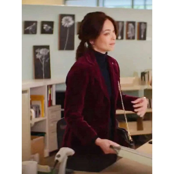 Cassandra Lee Murder in a Small Town Velvet Blazer